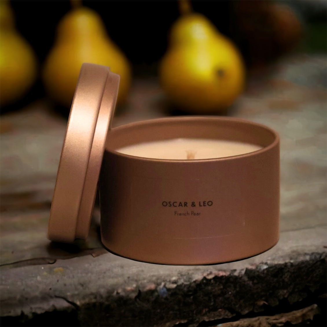 SMALL ROSE GOLD TIN
